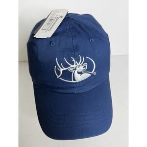 RMEF Rocky Mountain Elk Foundation Blue Volunteer Browning Hook n Loop Hat NEW